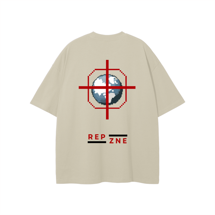 REP-ZNE Crosshair Globe Logo Tee