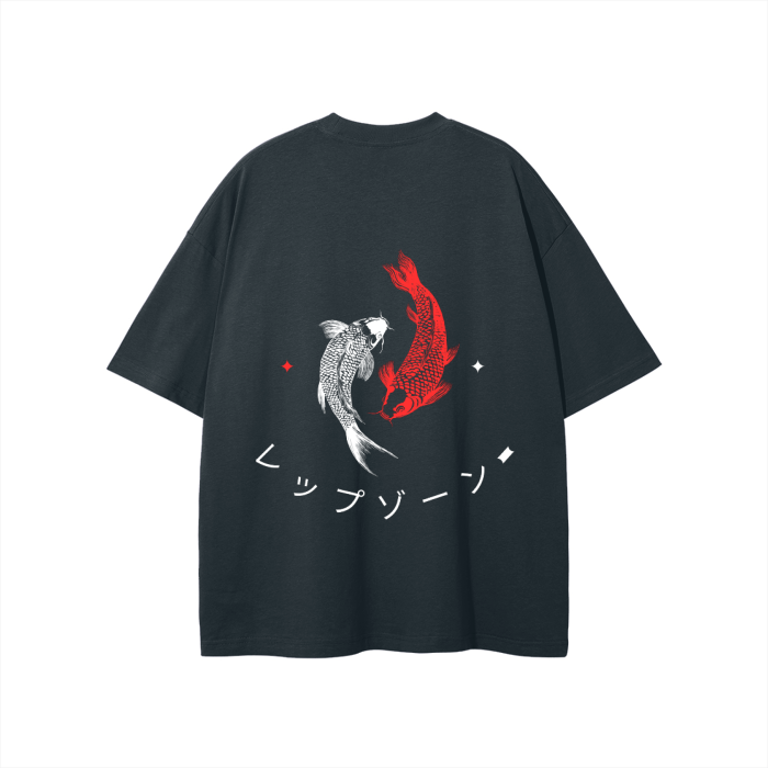 REP-ZNE Koi Pattern Logo Tee