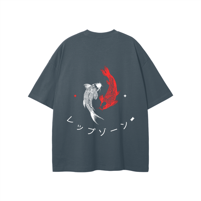 REP-ZNE Koi Pattern Logo Tee